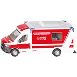 SIKU Mercedes-Benz Sprinter Miesen Type C Ambulance Modello di ambulanza Preassemblato 1:50, Veicolo modello rosso/Bianco, Modello di ambulanza, Preassemblato, 1:50, Mercedes-Benz Sprinter, Qualsiasi tipo, Metallo, Plastica