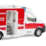 SIKU Mercedes-Benz Sprinter Miesen Type C Ambulance Modello di ambulanza Preassemblato 1:50, Veicolo modello rosso/Bianco, Modello di ambulanza, Preassemblato, 1:50, Mercedes-Benz Sprinter, Qualsiasi tipo, Metallo, Plastica