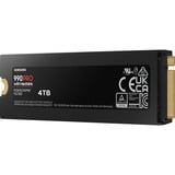 Samsung 990 PRO NVMe 4TB con Dissipatore di calore, SSD interno, Disco a stato solido SSD interno, 4 TB, M.2, 7450 MB/s