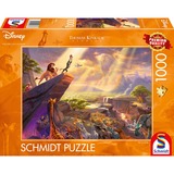 Schmidt Spiele Thomas Kinkade Studios: Disney Dreams Collection - Il Re Leone, Puzzle 