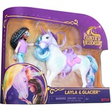 Spin Master Set Unicorn Academy, Layla & Glacier con 2 Accessori Per l'Equitazione e Strumento per lo Styling dei Capelli, Bambole e Unicorni Giocattolo per Bambine, 4+ Anni, Gioco figura Set Unicorn Academy, Layla & Glacier con 2 Accessori Per l'Equitazione e Strumento per lo Styling dei Capelli, Bambole e Unicorni Giocattolo per Bambine, 4+ Anni, Bambola alla moda, Femmina, 3 anno/i, Ragazza, 115 mm, 180 g