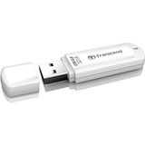 Transcend JetFlash elite 32GB JetFlash 370 unità flash USB USB tipo A 2.0 Bianco bianco, 32 GB, USB tipo A, 2.0, Cuffia, 8,5 g, Bianco