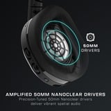 Turtle Beach Stealth 600 Nero Xbox Cuffie da Gioco Wireless con 80 ora Batteria, Altoparlanti da 50mm e Bluetooth per Xbox Series X o S, Xbox One e PC, Cuffia da gioco Nero, Altoparlanti da 50mm e Bluetooth per Xbox Series X o S, Xbox One e PC, Wireless, Gaming, 20 - 20000 Hz, 320 g, Auricolare, Nero