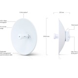 Ubiquiti PBE-5AC-GEN2-5, Antenna radio bianco