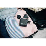 Verbatim Mini caricatore GaN con display, Caricabatterie Nero