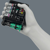 Wera 05049001001, Set di bit Nero/Verde