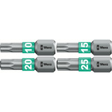 Wera 05049001001, Set di bit Nero/Verde