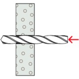 fischer HM 6x65 S, Tassello argento