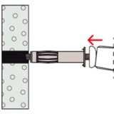 fischer HM 6x65 S, Tassello argento
