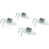 fischer Press2fix artiglio magnetico 4 pezzi, Gancio argento