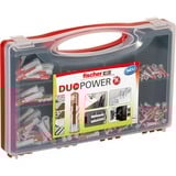 fischer RED BOX DUOPOWER, Tassello grigio chiaro/Rosso