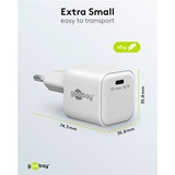 goobay 65370, Caricabatterie bianco