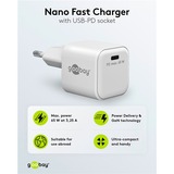 goobay 65370, Caricabatterie bianco