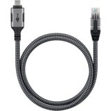 goobay 70755, Scheda di rete Nero/Argento