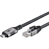 goobay 70755, Scheda di rete Nero/Argento