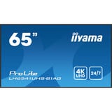 iiyama ProLite LH6541UHS-B1AG, Public Display nero lucido