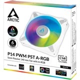 ARCTIC P14 PWM PST A-RGB bianco
