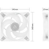 ARCTIC P14 PWM PST A-RGB, Ventola bianco