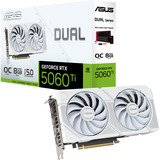 ASUS GeForce RTX 5060 Ti DUAL OC 8GB WHITE, Scheda grafica bianco