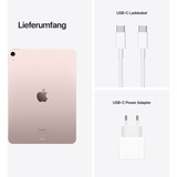 Apple iPad Air 256 GB 27,7 cm (10.9") Apple M 8 GB Wi-Fi 6 (802.11ax) iPadOS 15 Rosa Oro rosa, 27,7 cm (10.9"), 2360 x 1640 Pixel, 256 GB, 8 GB, iPadOS 15, Rosa