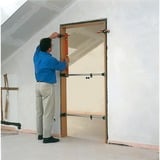 BESSEY asta di montaggio per telaio porta TMS, Supporto Nero/Rosso