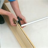 BESSEY asta di montaggio per telaio porta TMS, Supporto Nero/Rosso