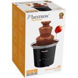 Bestron ACF300 fontana di cioccolato Nero 60 W 300 g Nero/in acciaio inox, Acciaio inossidabile, Nero, 300 g, AC, 60 W, 220 - 240 V