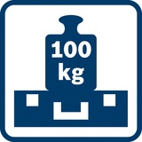Bosch 1600A038TU, Cassetta portautensili blu/Rosso