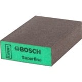 Bosch 2 608 901 180 blocco per levigatura Grana super fine Blocco levigatura, Spugna di levigazione verde, Grana super fine, Blocco levigatura, Marrone, Verde, Legno, Sverniciatura, 69 mm