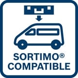 Bosch L-Boxx 162, vuoto, Cassetta portautensili blu/Rosso