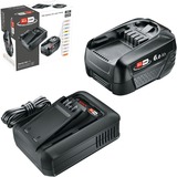 Bosch Set di avviamento batteria 18V 1x 6,0Ah + caricabatterie rapido AL 18V-44 Nero