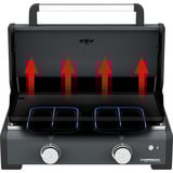 Campingaz 2217205, Onyx 2, Piastra grill Nero