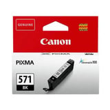 Canon Cartuccia d'inchiostro nero CLI-571BK Resa standard, Nero, Inchiostro a base di pigmento, 7 ml, 1 pz, 376 pagine