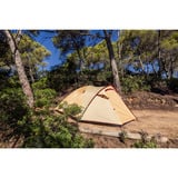 Coleman Darwin 4 Plus Summer, Tenda beige/rosso scuro