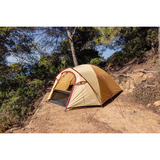 Coleman Darwin 4 Plus Summer, Tenda beige/rosso scuro