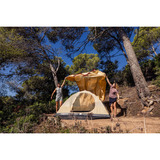 Coleman Darwin 4 Plus Summer, Tenda beige/rosso scuro