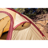 Coleman Darwin 4 Plus Summer, Tenda beige/rosso scuro