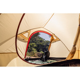 Coleman Darwin 4 Plus Summer, Tenda beige/rosso scuro