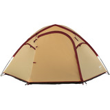Coleman Darwin 4 Plus Summer, Tenda beige/rosso scuro