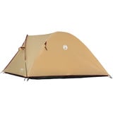 Coleman Darwin 4 Plus Summer, Tenda beige/rosso scuro