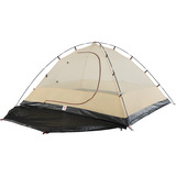 Coleman Darwin 4 Plus Summer, Tenda beige/rosso scuro
