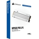 Corsair MP600 PRO LPX 4 TB, Disco a stato solido bianco