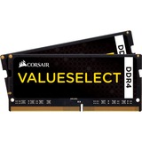 Corsair ValueSelect ValueSelect 16GB DDR4-2133 memoria 2 x 8 GB 2133 MHz Nero, 16 GB, 2 x 8 GB, DDR4, 2133 MHz, 260-pin SO-DIMM