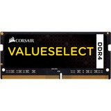 Corsair ValueSelect ValueSelect 16GB DDR4-2133 memoria 2 x 8 GB 2133 MHz Nero, 16 GB, 2 x 8 GB, DDR4, 2133 MHz, 260-pin SO-DIMM