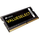 Corsair ValueSelect ValueSelect 16GB DDR4-2133 memoria 2 x 8 GB 2133 MHz Nero, 16 GB, 2 x 8 GB, DDR4, 2133 MHz, 260-pin SO-DIMM