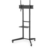Digitus Carrello per presentazioni TV DA-90447 con ripiano, Supporto Nero