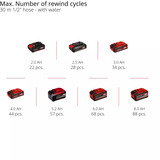 EINHELL Avvolgitubo a batteria Power X-Change GE-HR 18/30 Li-Solo, 18 Volt rosso