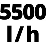 EINHELL GE-PP 5555 RB-A 550 W 5500 l/h, Pompe immersione e pressione rosso/Nero, 550 W, AC, 5500 l/h, Rosso