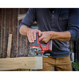 EINHELL Seghetto alternativo a batteria Power X-Change TE-JS 18/100 Li, 18 Volt, Puzzle rosso/Nero