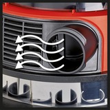 EINHELL TE-VC 36/25 Li S-Solo rosso/in acciaio inox